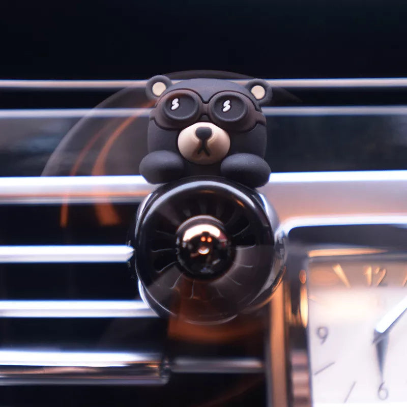 Cute Cartoon Air Freshener Bear Pilot Outlet Fragrance