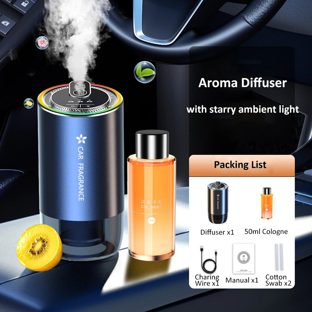 Starry Sky LED Light Car Air Refresher Home Aromatherapy