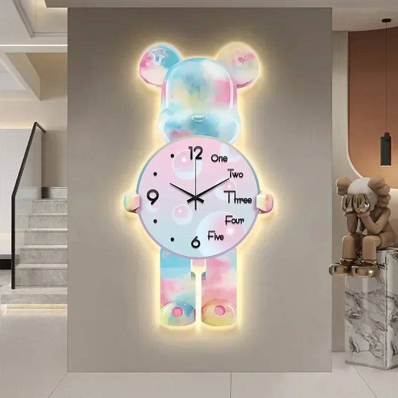 Creative Modern Bear Wall Clock