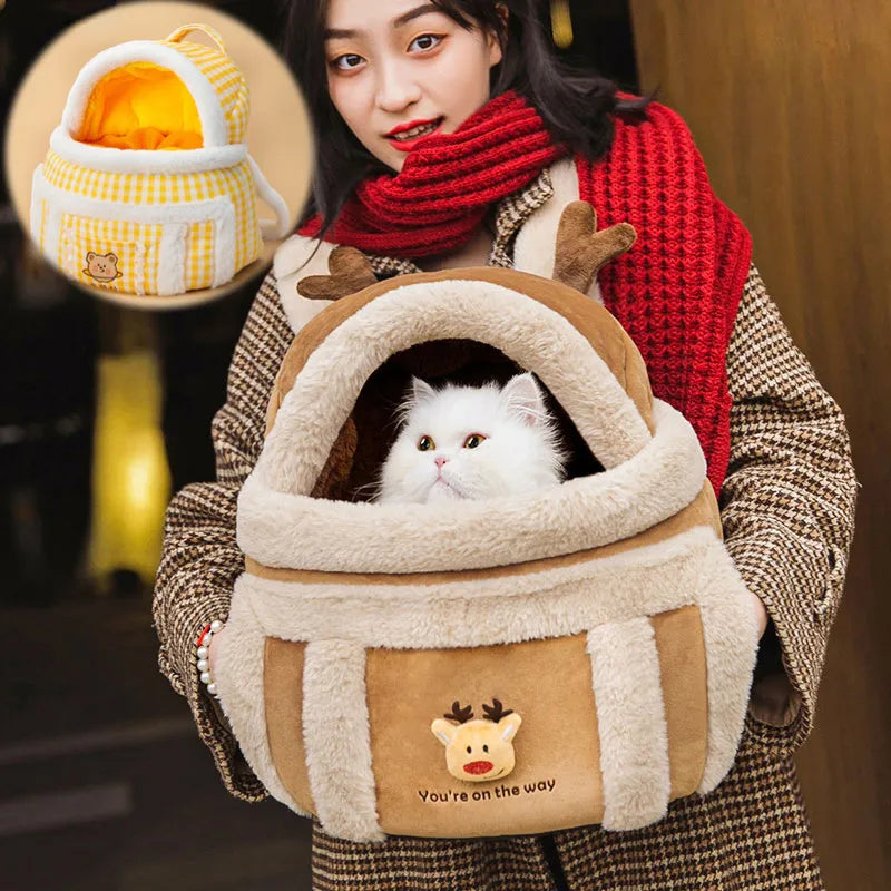 Cozy and Warm Pet  Portable Carrier