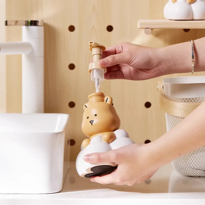 Cartoon Cute Bear Foaming Soap Dispenser