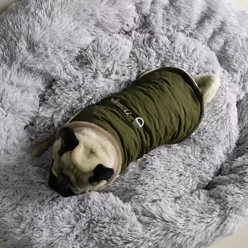 Waterproof Winter Warm Fleece Fur Collar Dog Jacket