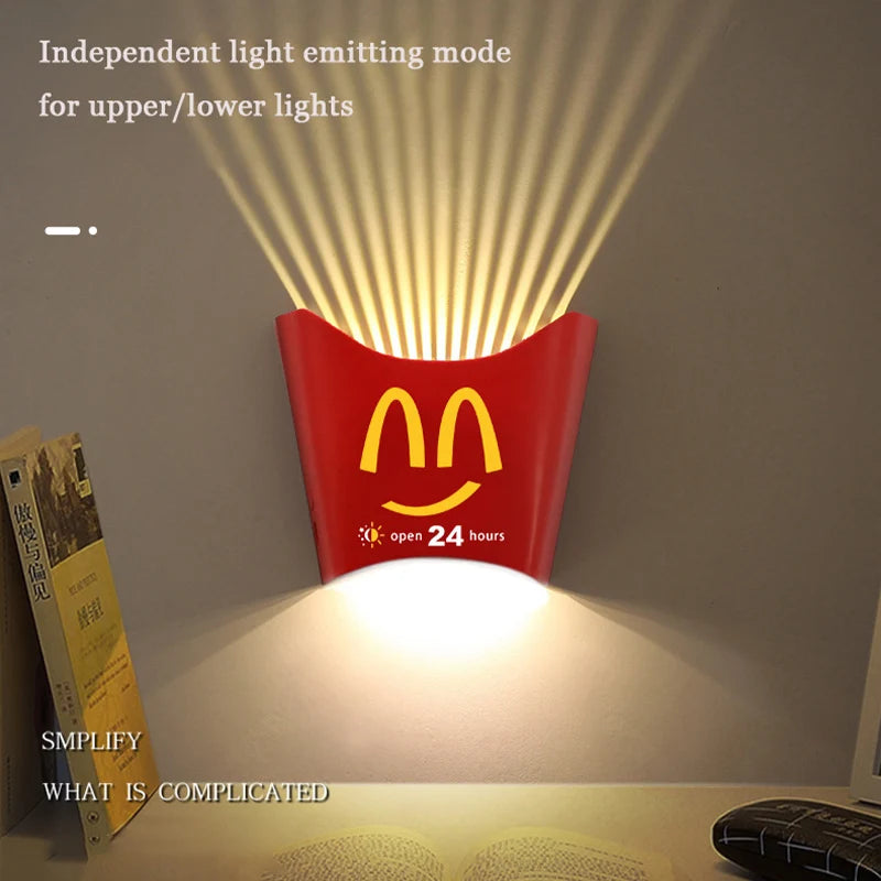 LED Mcdonald's Creative French Fries Night Light